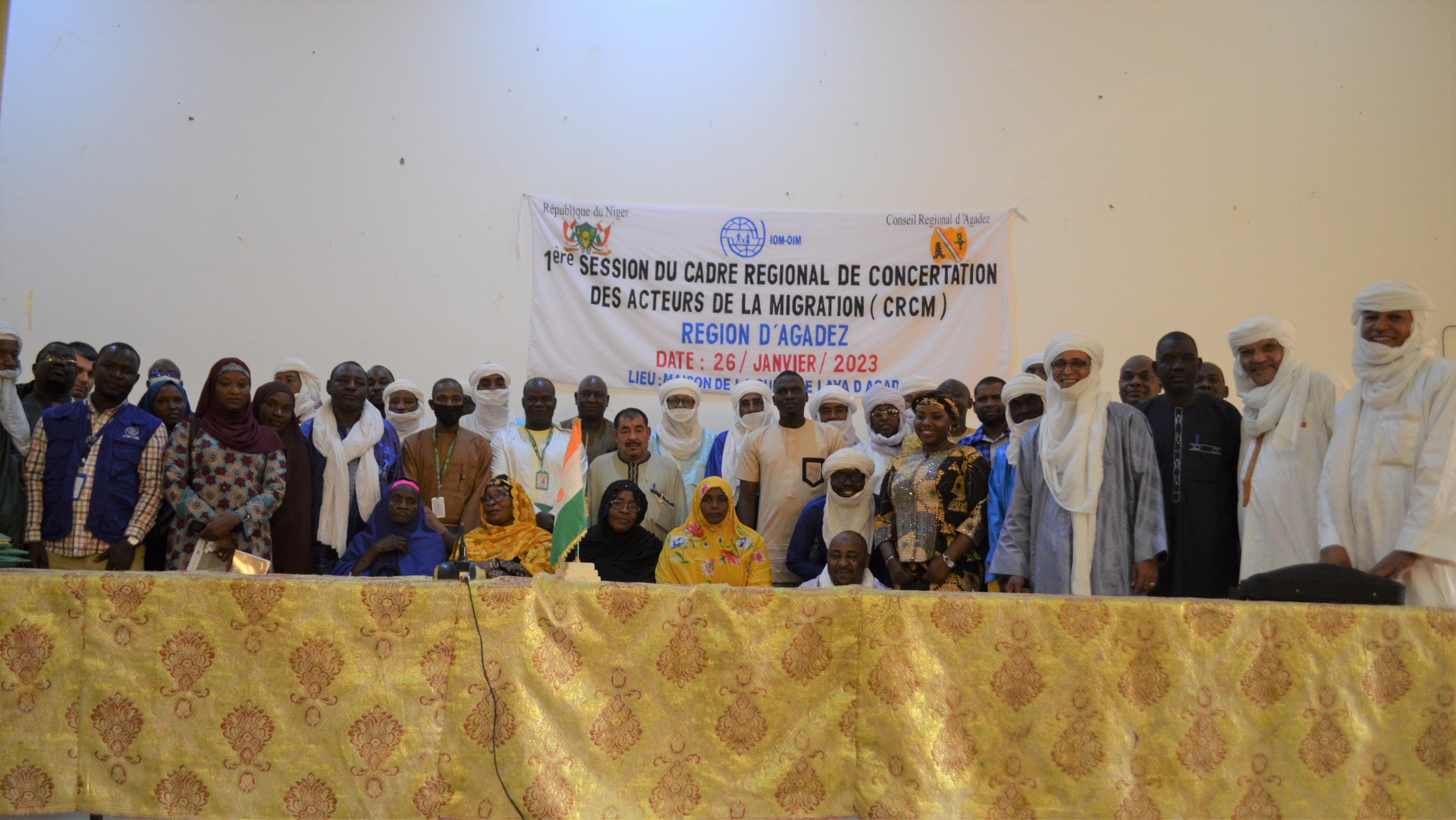 Photo de famille CRCM Agadez